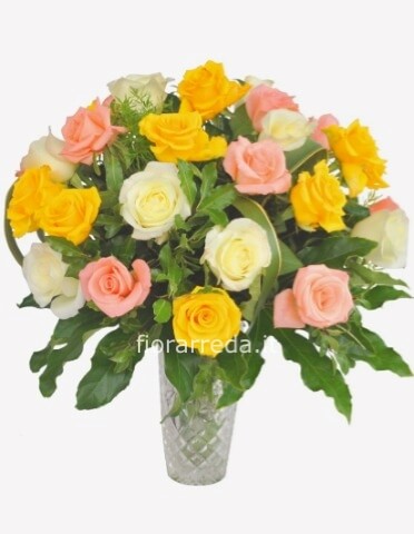 Bouquet di rose assortite