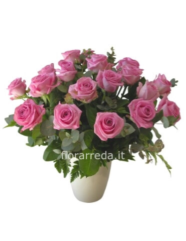 Bouquet di roselline rosa